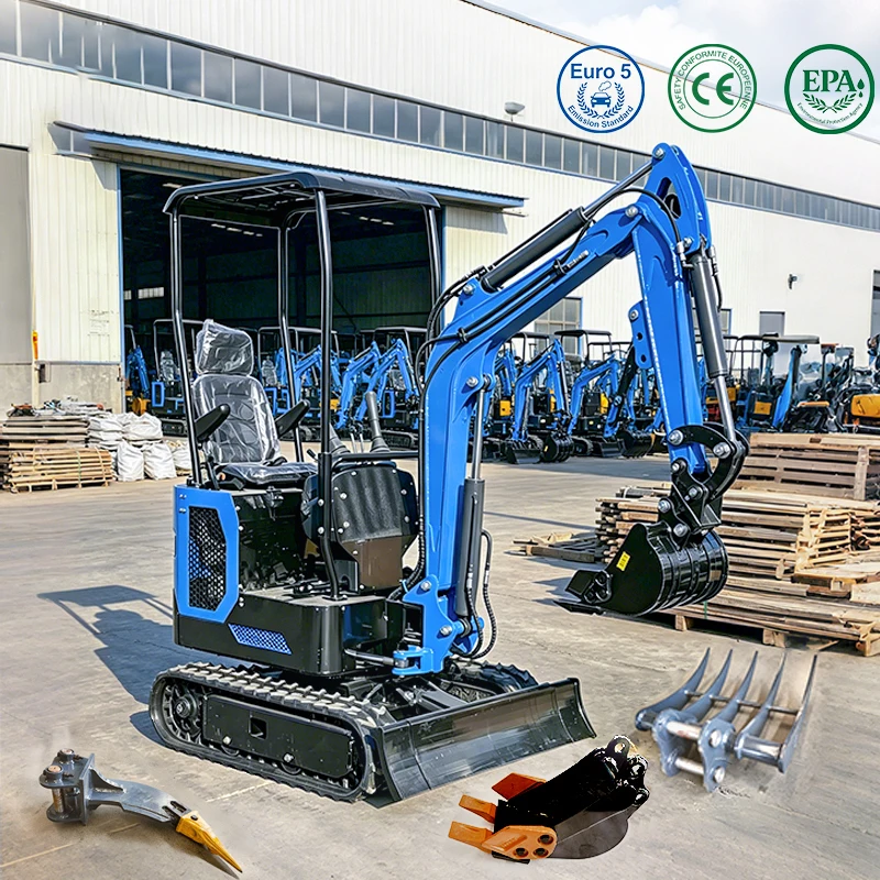 

Chinese Mini Excavator 1.5 1.8 2.5 Ton Small Digger With Cabin Breaker Auger For Landscaping Agriculture
