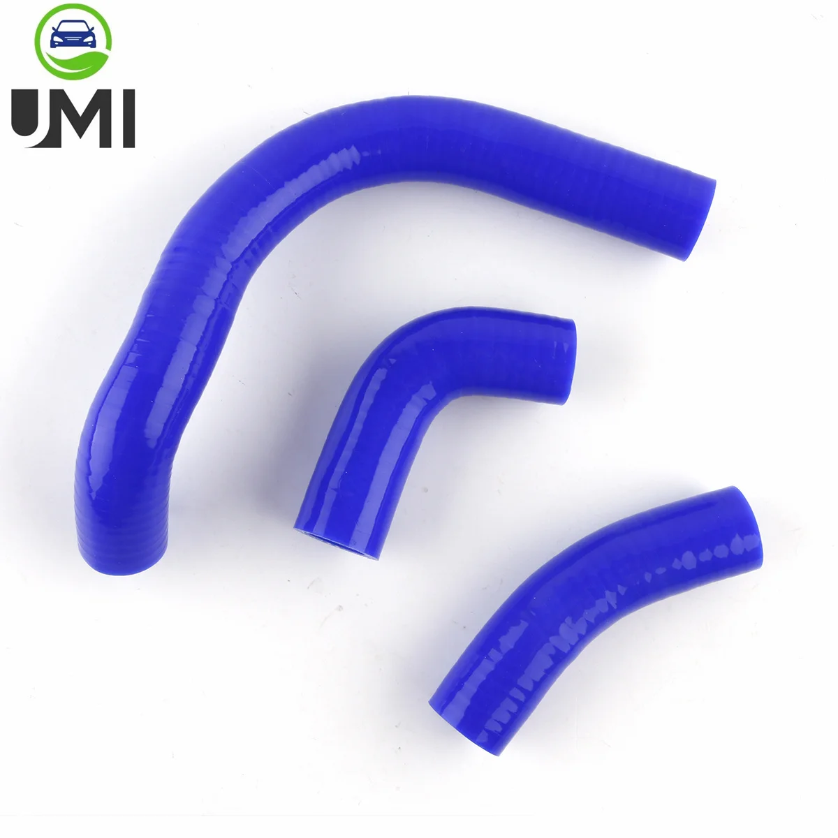 3PCS 3PLY For 1986-1990 Suzuki RM125 RM 125 Motorcycle Silicone Radiator Hose Coolant Pipe Piping Tube Kit 1987 1988 1989