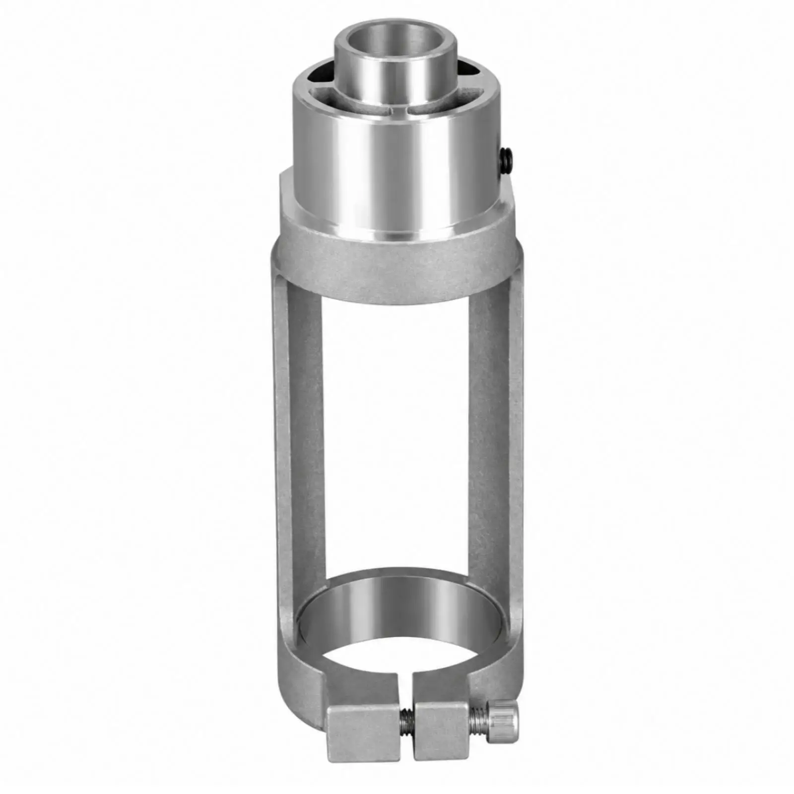 Bi-metal Carpentry Square Drill Jig Bracket for Electric Drill Adapter Woodworking Mortise Guide with Clamping Screw
