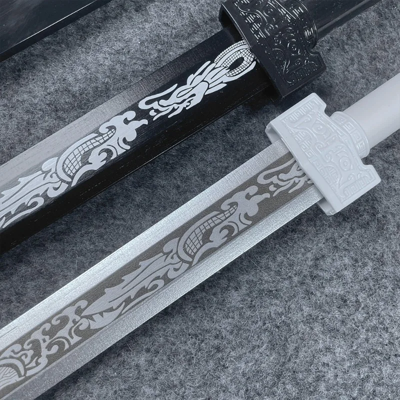 80 cm/31.5in Bamboe Samurai Zwaard Katana Met Schede Cosplay Display Wapen Model Props Feestartikelen Ambachten Jongen Geschenken ornamenten