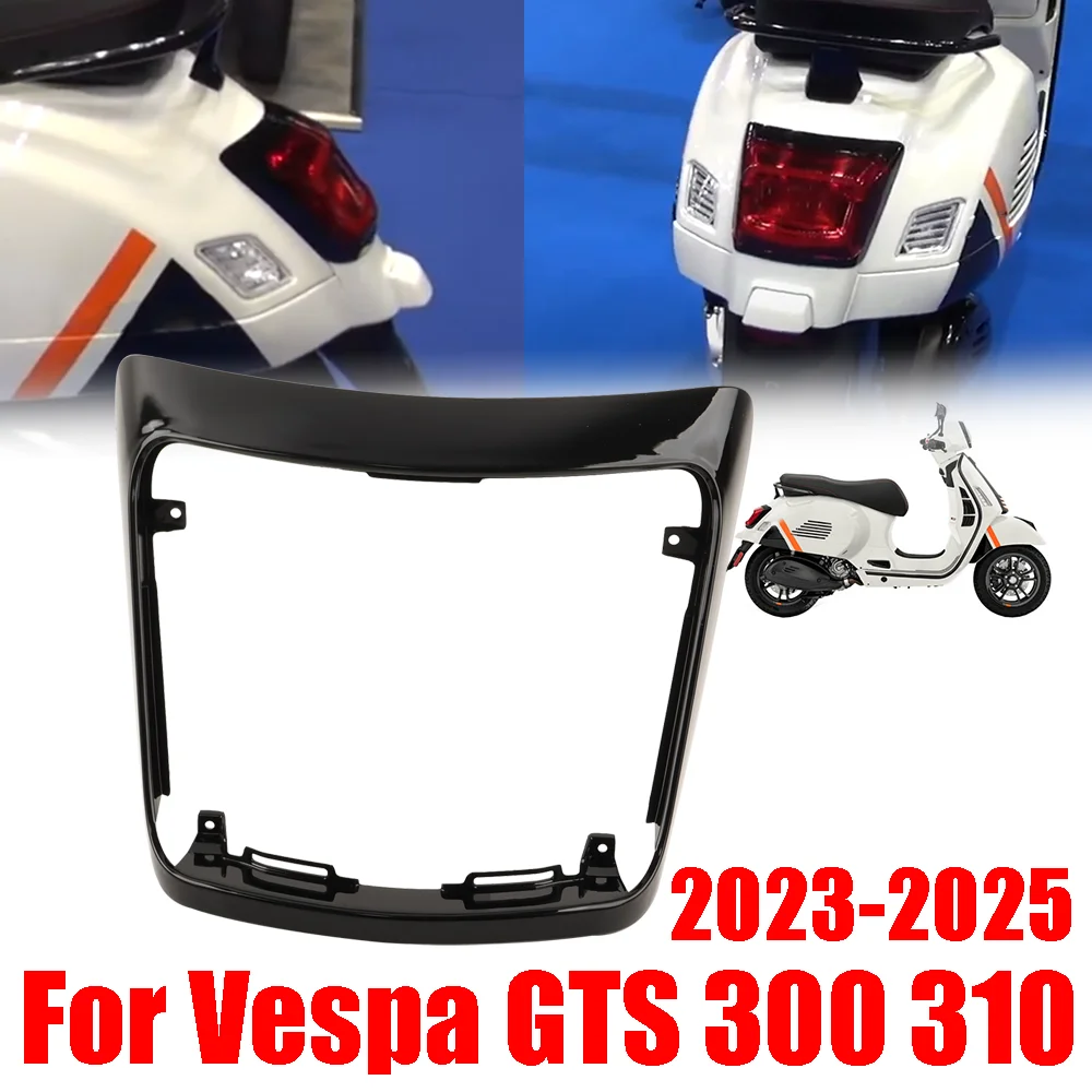 Image of Für Vespa GTS 300 310 GTS 300 2023 2024 2025 Motorrad Zubehör Hinten Rücklicht Abdeckung Rücklicht Lampe Schutz Rahmen schutz