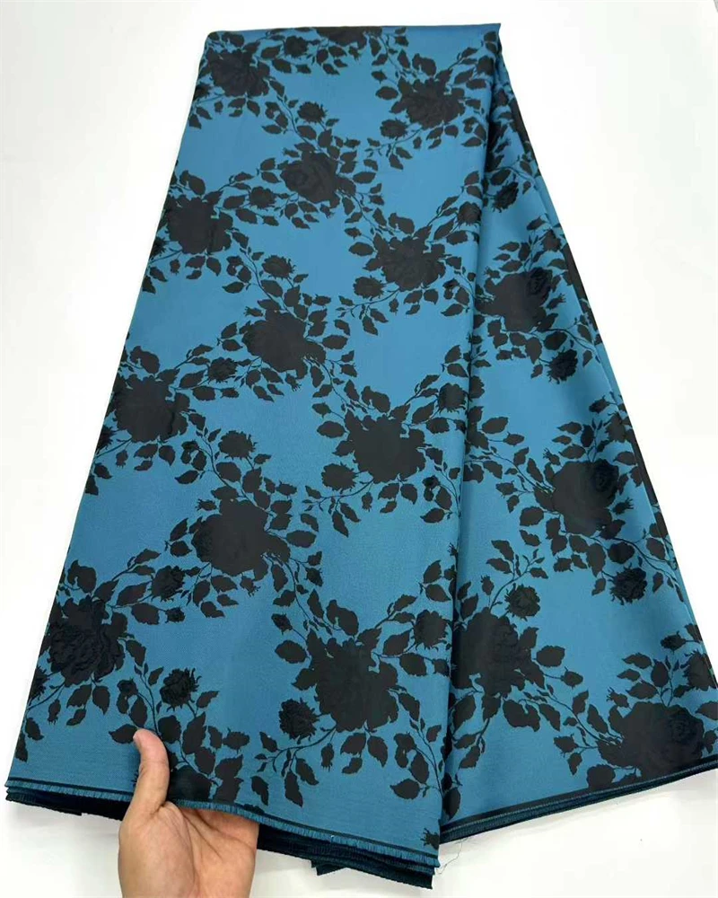 아프리카 튤 레이스 원단 2025 새틴 나이지리아 브로케이드 웨딩 파티 드레스 여성용 원단 - 재봉 천