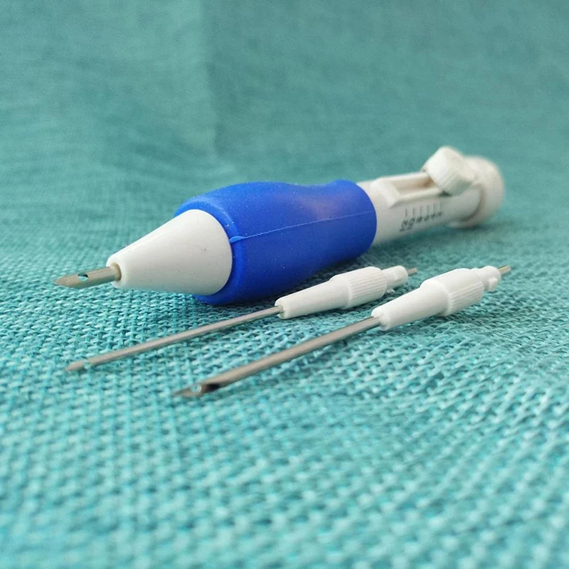 Stylo de Broderie Magique, Ensemble de 3 Jolie çons Interchangeables, Accessoire de Couture, 1 Pièce 2