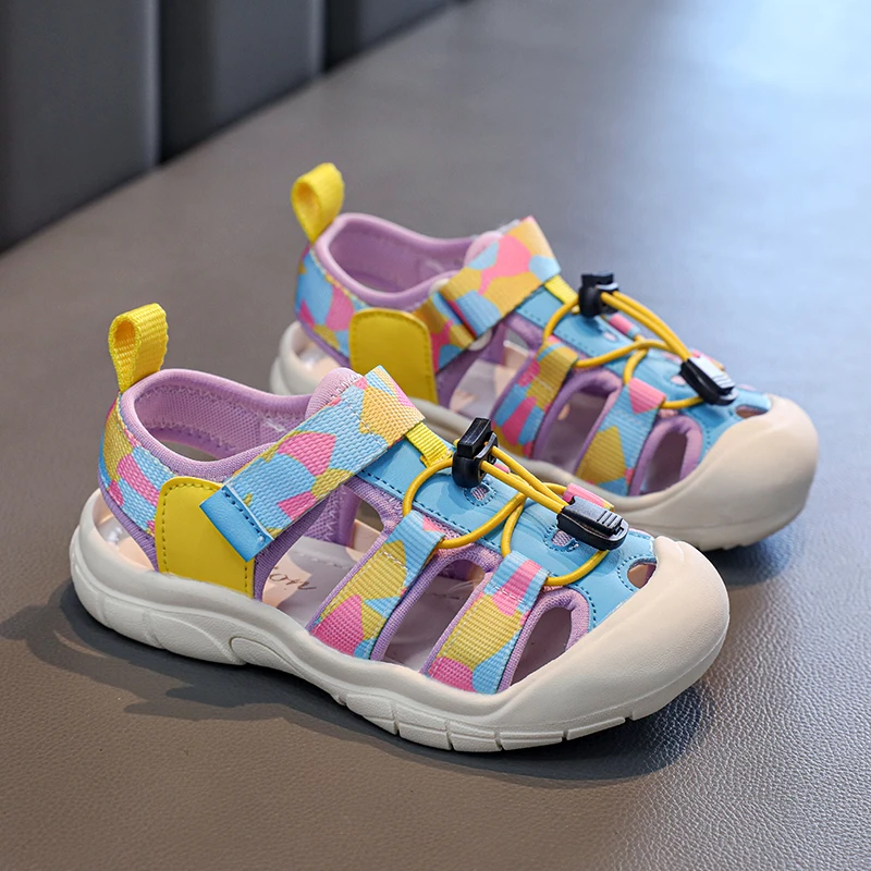 

Hot Selling Summer Low Cut Trendy Childrens Sandals New Hollowed Out Casual Shoes Anti Slip and Wear-resistant Running Shoes