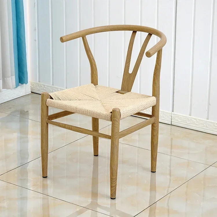 Woven Master New Chinese Living Room Furniture Dining Room Backrest Furniture Chair Tea Table Set