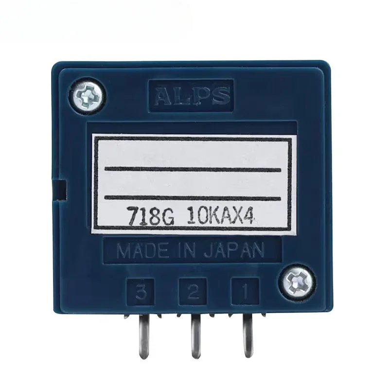 1PC Japan Original ALPS RK27 Quadruple Balance Volume Potentiometer 10KA 50KA 100K With PCB