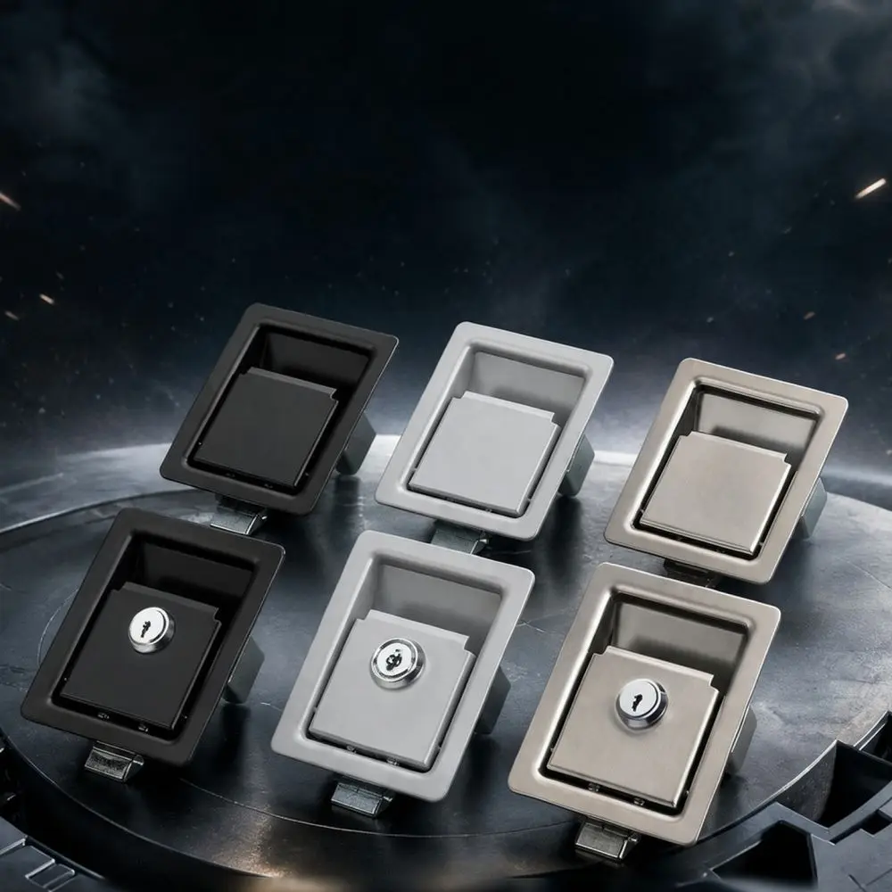 MS866 Flush Latch For Industrial Cabinet Trailer Toolbox RV Door Lock Stainless Steel Hardware Compression Handle