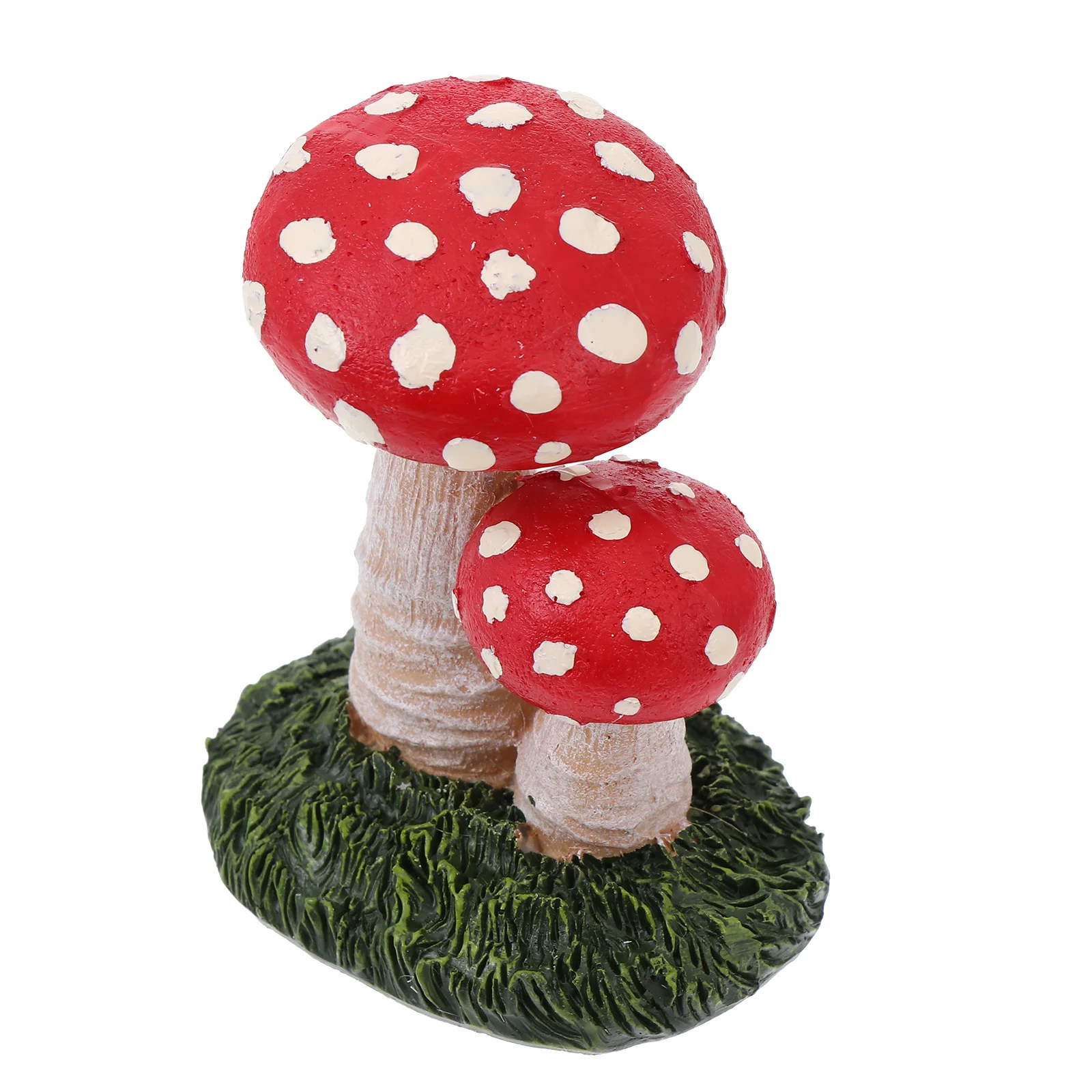 

Garden Decorations Mushroom Ornament Resin Landscaping Courtyard Ornaments Statues Miniature Country