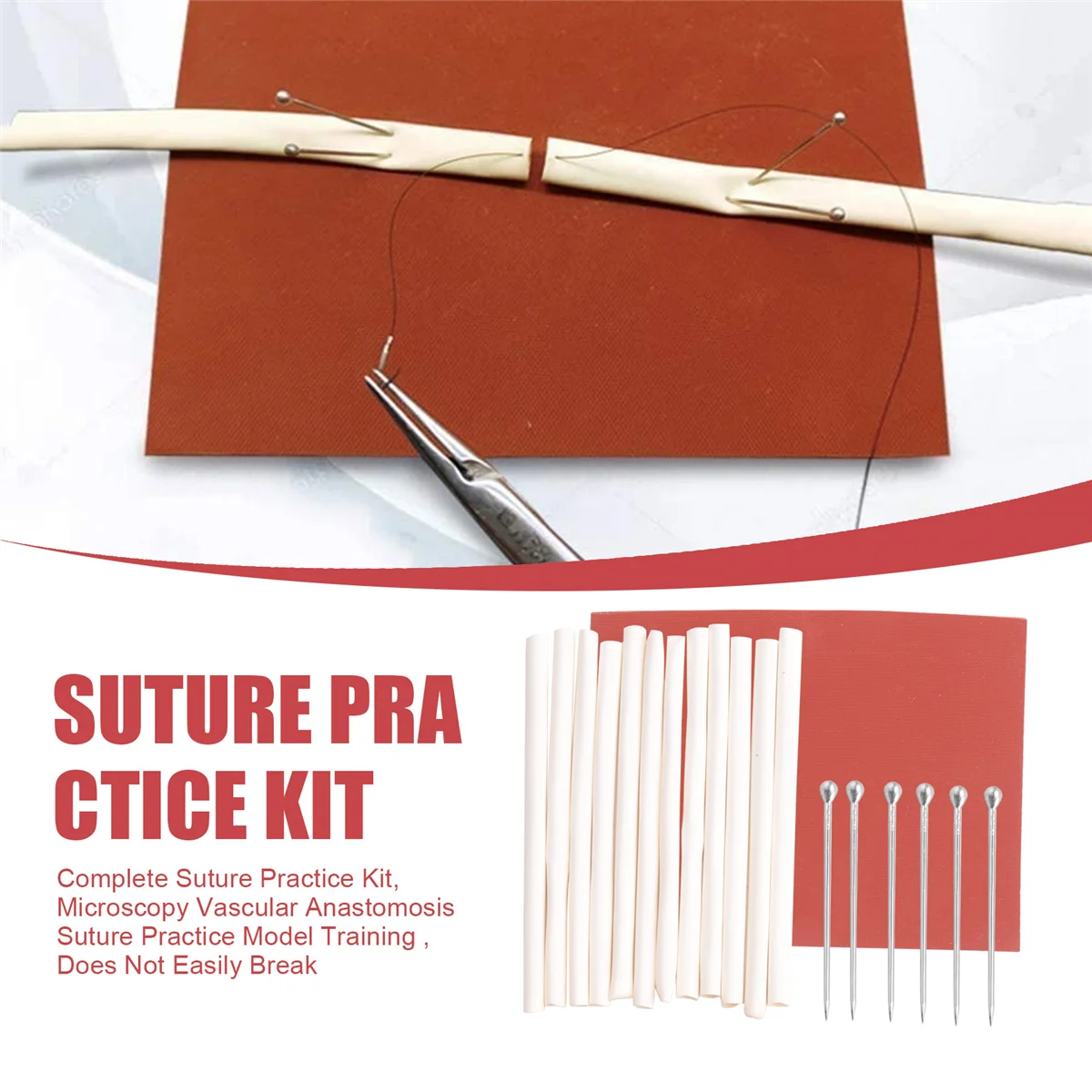 Y06A Complete , Microscopy Vascular Anastomosis Suture Practice Model Training , Does Not Easily Break