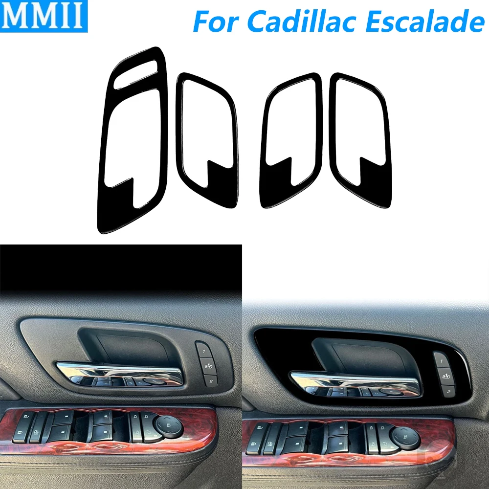 

Для Cadillac Escalade 2007-2014 Piano Black внутренняя дверная ручка переключателя панель объемная крышка отделка автомобильные аксессуары внутренняя наклейка