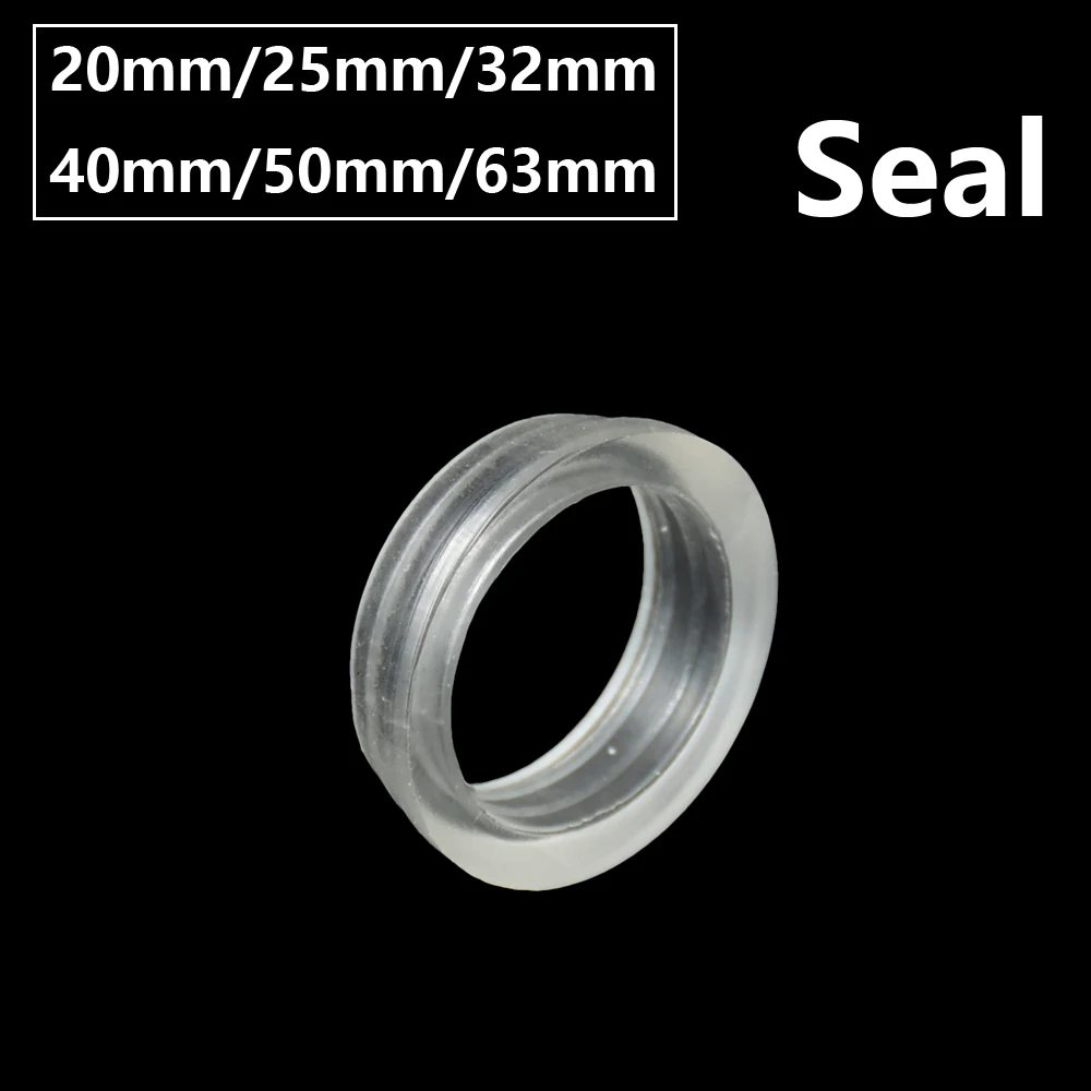 20/25/32/40/50/63mm PE Tube Coupler Fittings Sealing Ring Clamp Tap Plastic Quick Connector Garden Farm Tee Elbow Plug Adapter