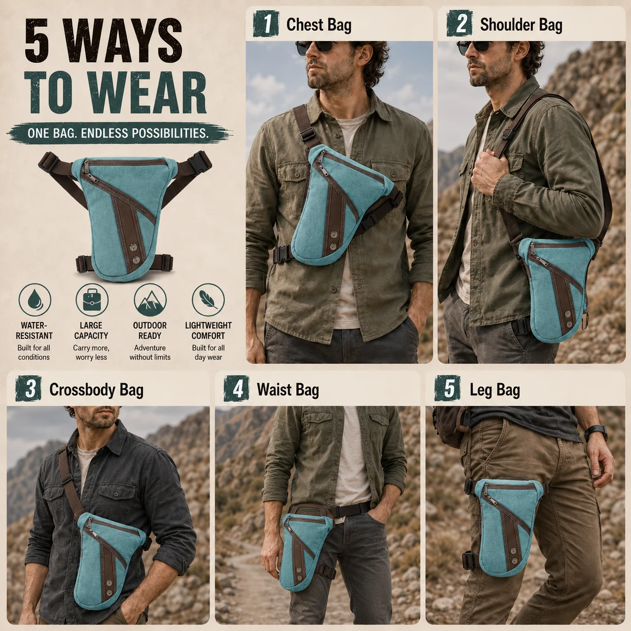 Thumbnail 4 - #43 Best Canvas Waist Packs to Buy In 2026