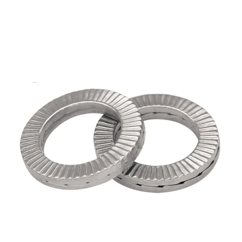 10/5/1pcsM6 M8 M10 M12 M14 M16 M18 M20 M22~M42Genuine Wedge Lock Washers Wedge lock washer Dacromet Gasket