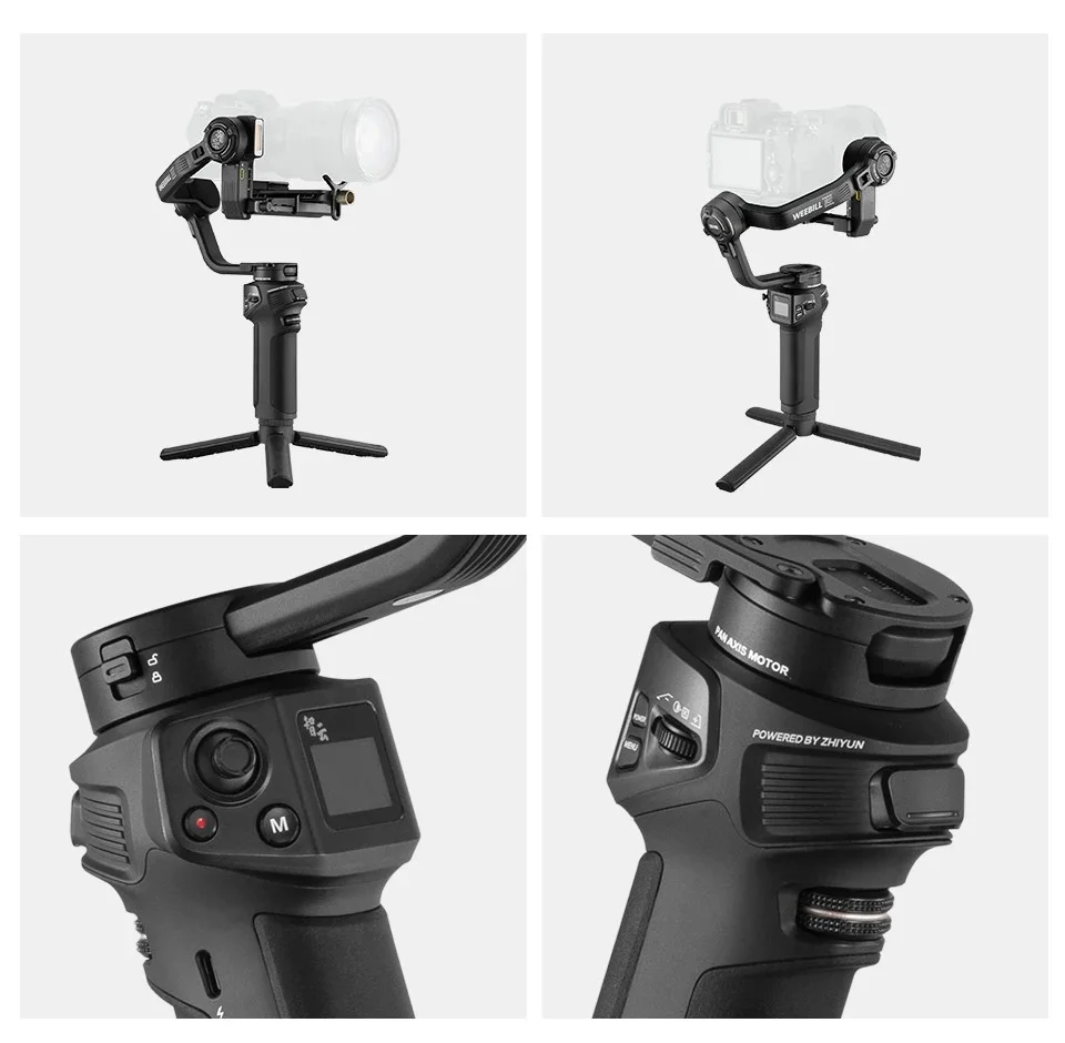 ZHIYUN Weebill 3S Weebill 3 S 3-Axis Handheld Camera Gimbal Stabilizer for DSLR Mirrorless Cameras for Canon/Nikon/Sony/Lumix