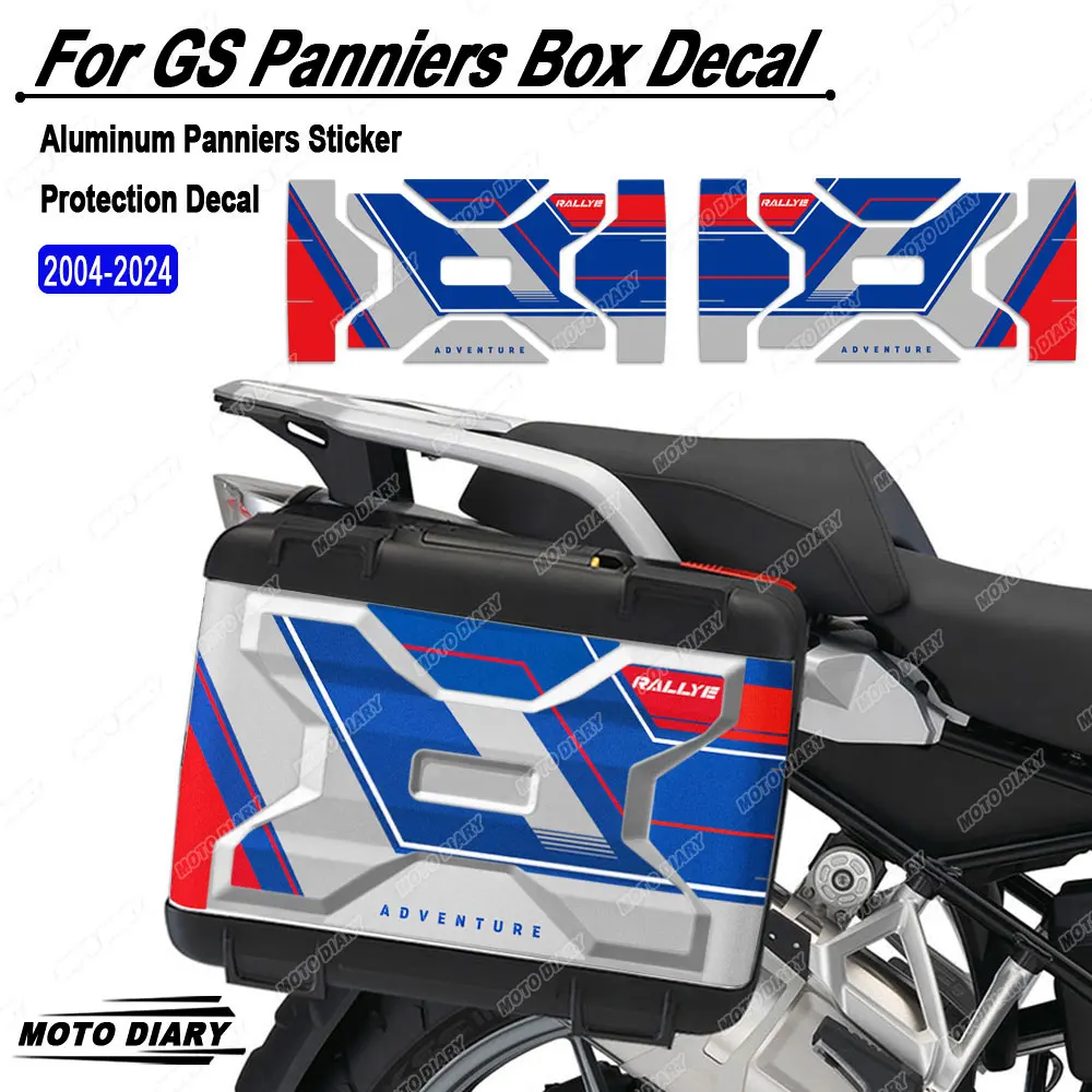 Motorcycle Vario Case Sticker Side Panniers Luggage Protection Decals For R1200GS R1250GS R1250 GS R1200 GS Rallye 2004-2024