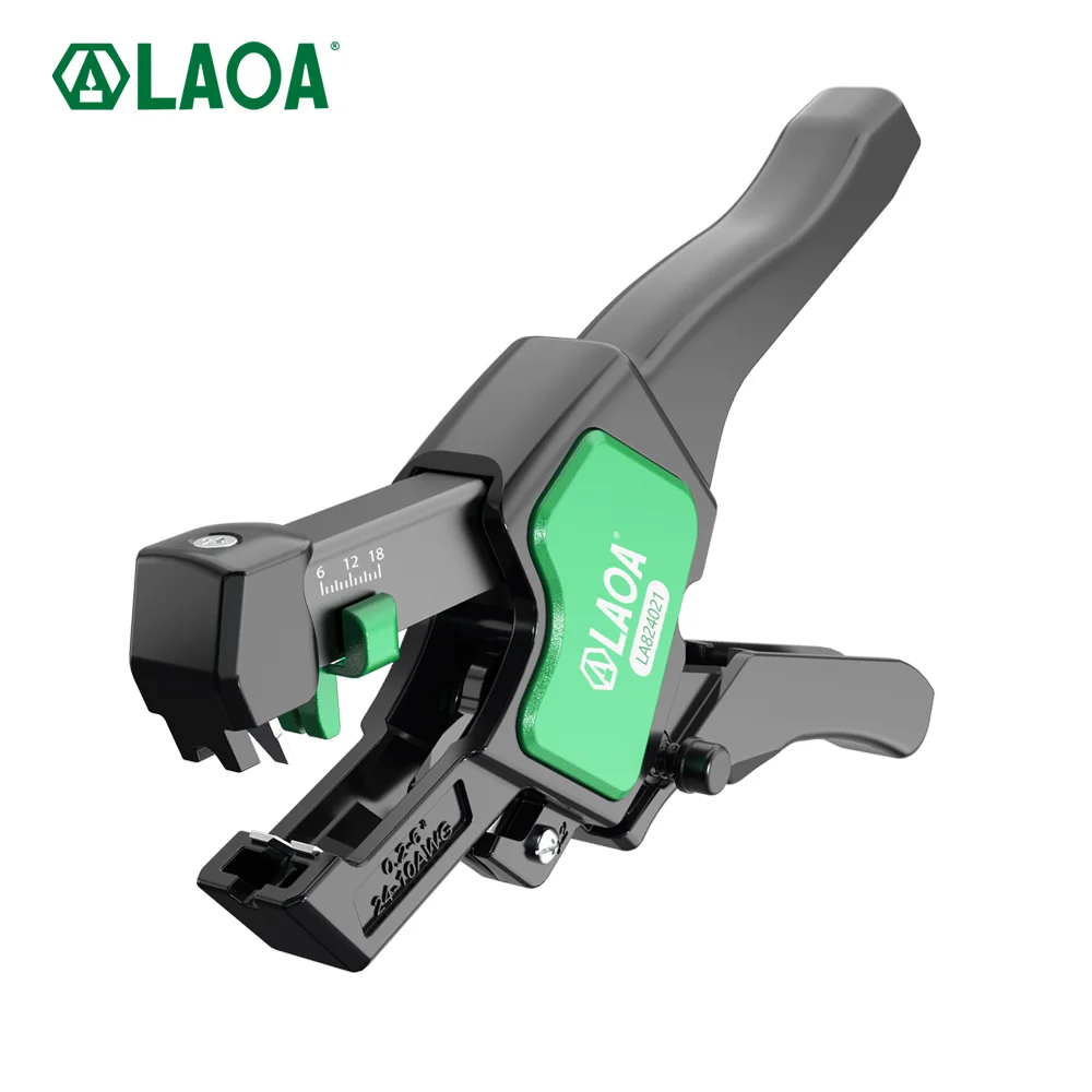 LAOA Industrial Fast Automatic Wire Stripper Electrician\'s Special Multifunctional Pliers Peeling Trimming Crimping Tool