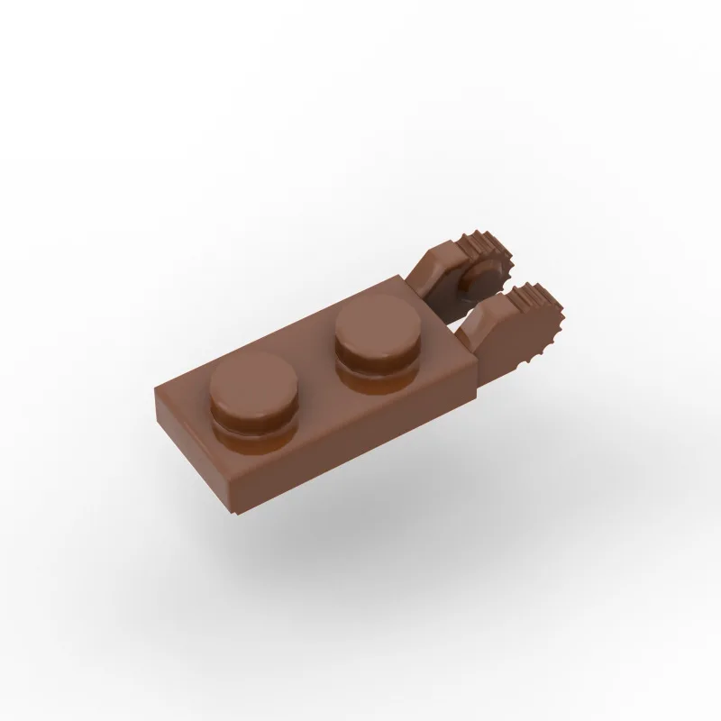 200PCS MOC Bricks 44302 1x2 Board Single Sideband Card Teeth Joint for Building Blocks Parts DIY Educational High-Tech Parts Toy