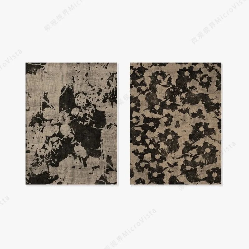 

Винтажная картина на холсте с абстрактным цветочным узором, минималистичная, без рамы, подходит для украшения ресторана, прихожей, в качестве праздничного подарка.