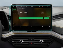 2psc For Skoda Kodiaq 2 ii / RS vRS / Sportline / Hybrid 2024 2025 2026 car 13INCH PET GPS Navigation Screen Protective film