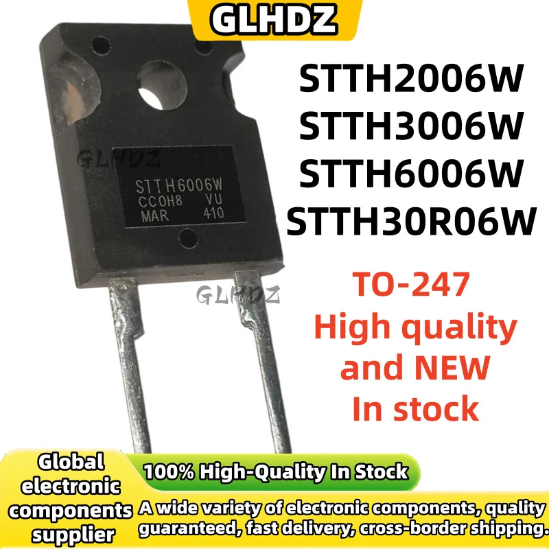 5-10Pcs STTH2006W STTH3006W STTH6006W STTH30R06W TO-247 High quality and NEW In stock