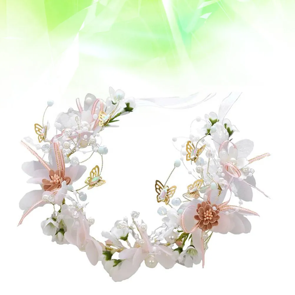 

Classic Beaded Cloth Flower Headband Stylish Bridal Headdress for Weddings Parties Proms Birthdays Special Occasions