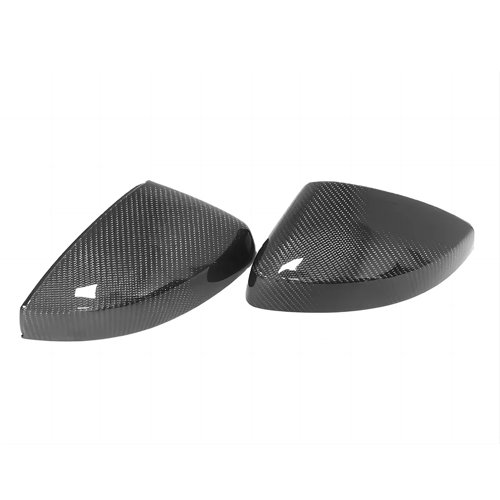 

Replacement Rearview Side Mirror Covers Cap For 14-20 Audi 8V A3 S3 RS3 OEM Style Carbon Fiber Shell With Blind Spot Assist