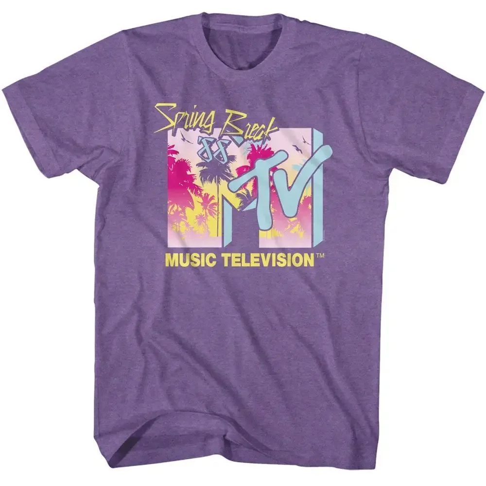 MTV Spring Break 88 Palm Trees TV T Shirt