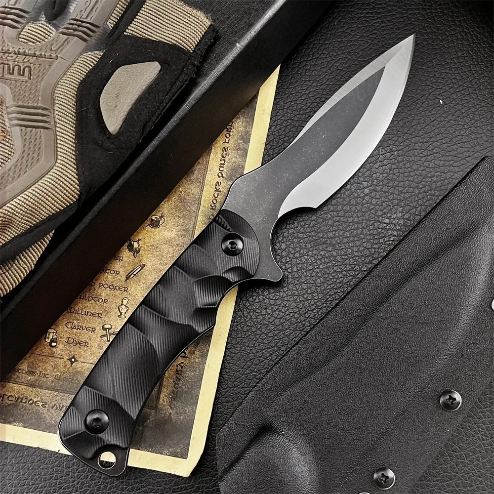 Pisau Fixed-Blade EDC Portabel - Edc Fixed Blade Deep Carry ulasan dan harga
