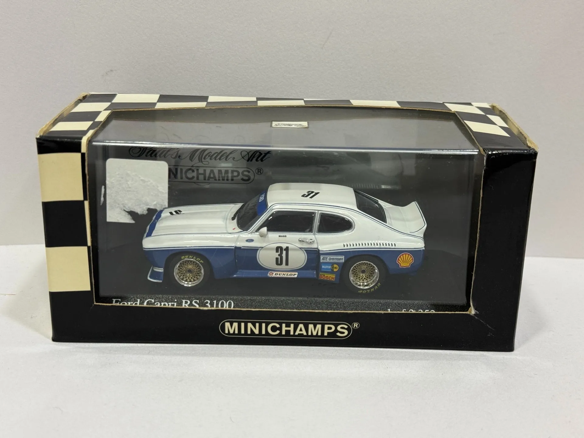 

Дефект поверхности краски, литые под давлением мини-лампы, масштаб 1/43, Ford Capri RS 3100, модель автомобиля из сплава, Коллекционная игрушка, подарок, сувенирный дисплей