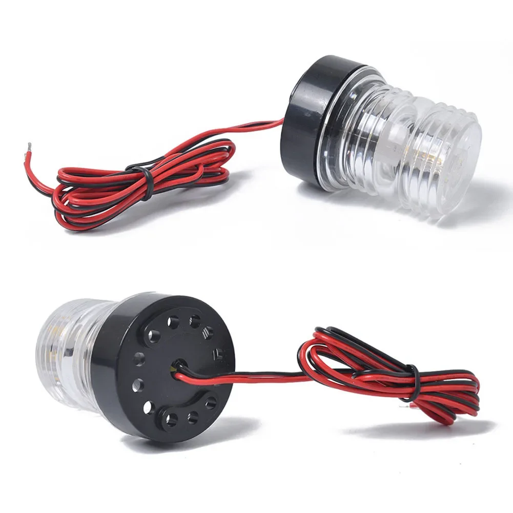 Yacht Navigation Anchor Lights All Round 360° White 12V LED Stainless steel Daylight Waterproof Signal Lights