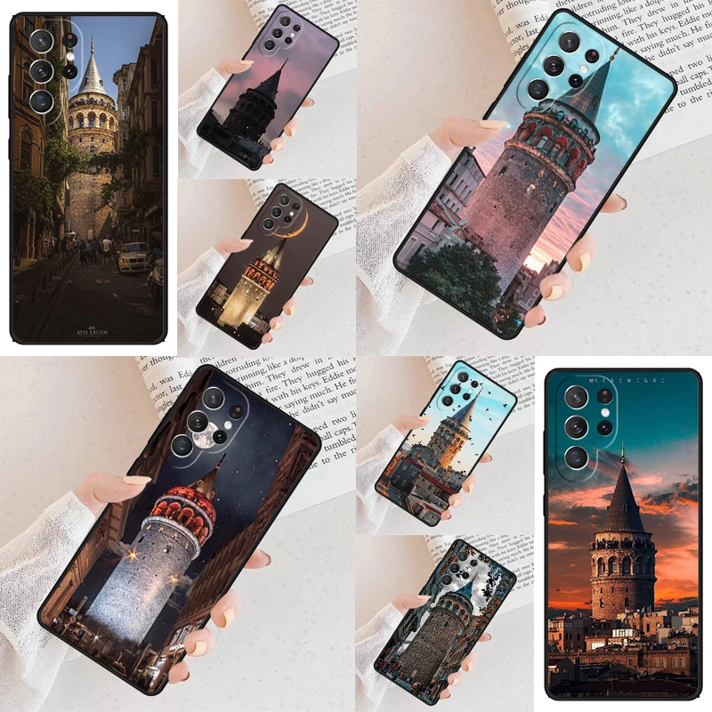 Turkey Galata Kulesi Cell Phone Case for Samsung Galaxy S26 Ultra S25 S24 S23 S22 S21 S20 Note10 Cover