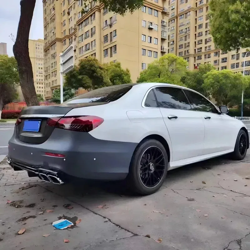 تعديل طقم هيكل السيارة bz E-class W212 اكسسوارات 10-16 إلى W213 E63 17-22 نموذج بوديكيت الوفير العلوي #4