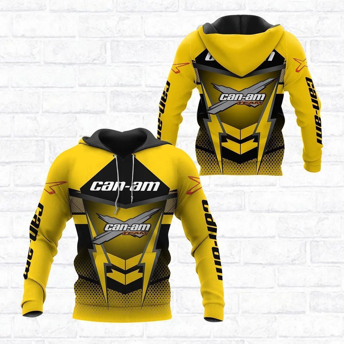 Brp Can-am 3DPrint Newest Off-road Racing Car Unique Men/Women Cozy Harajuku Casual Streetwear Hoodies/Zip/Sweatshirt Style - 2