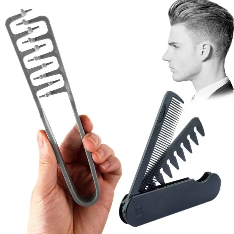 New Volumizing Wide-Tooth Hair Styling Comb+Folding Comb Curling Tools Fluffy Texture Ideal For All Hair Types Hairstyling Tools