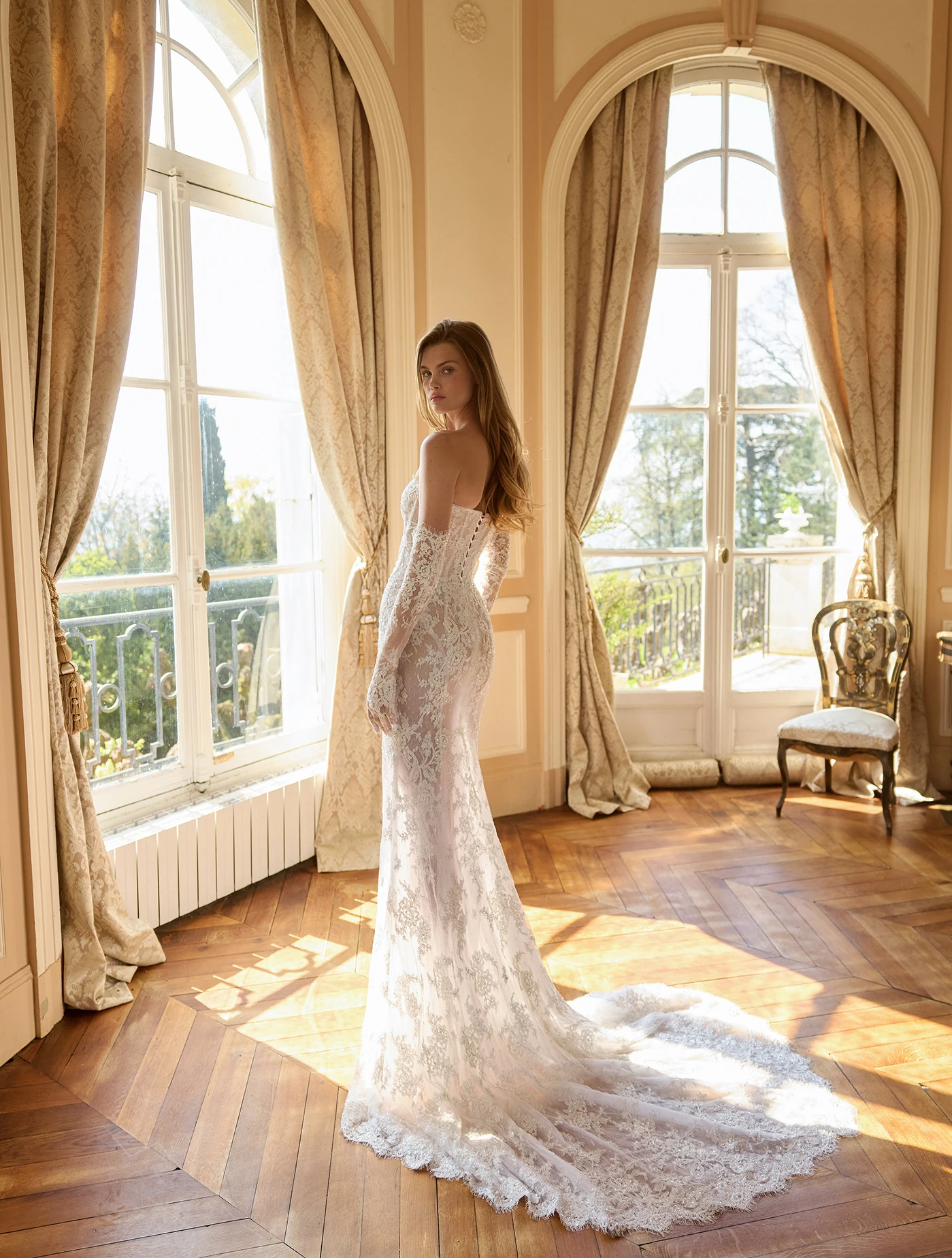 Mermaid Wedding Dresses Luxury 2027 Lace Dress Corset Vestidos Feminino Elegante Para Casamento De Novia Civil Women's Gowns