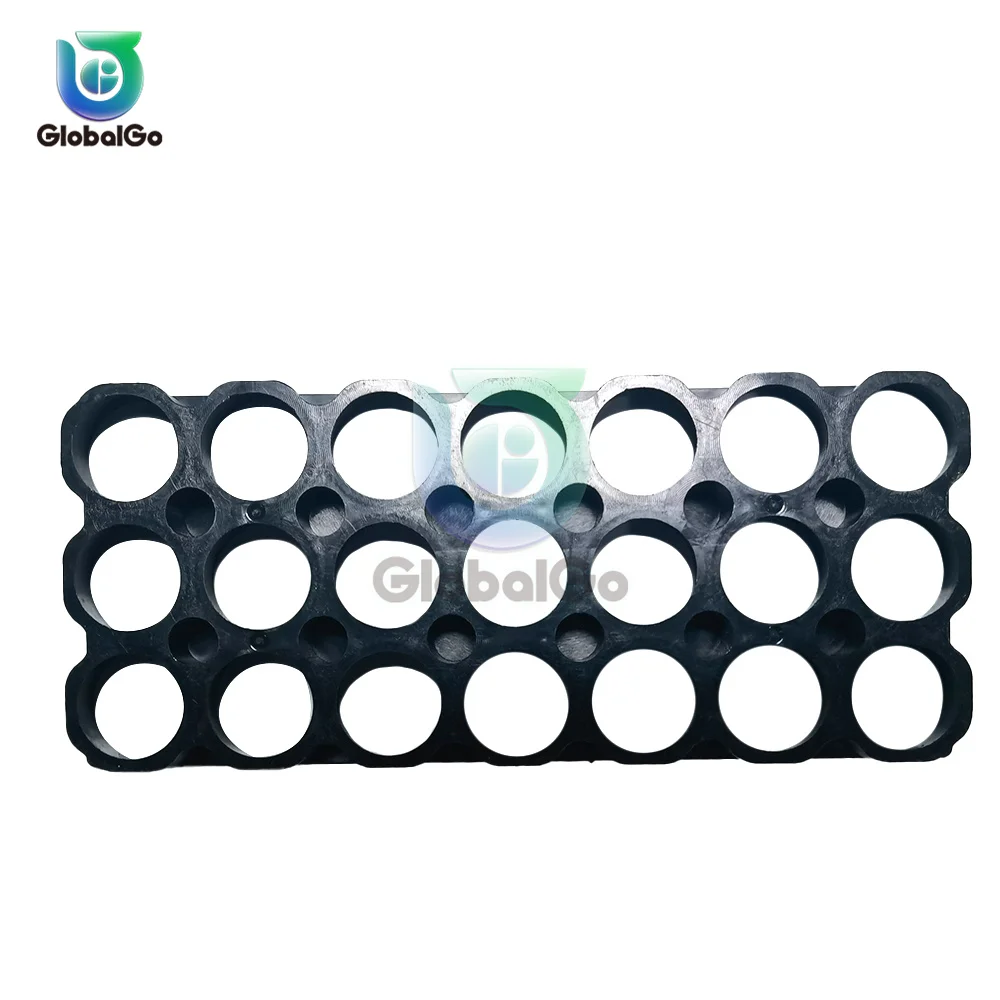 3x7 18650 Battery Support Fixed Base Batteries Spacer Radiating Shell Plastic Heat Stable Holder Bracket for 18650 Battery Pack