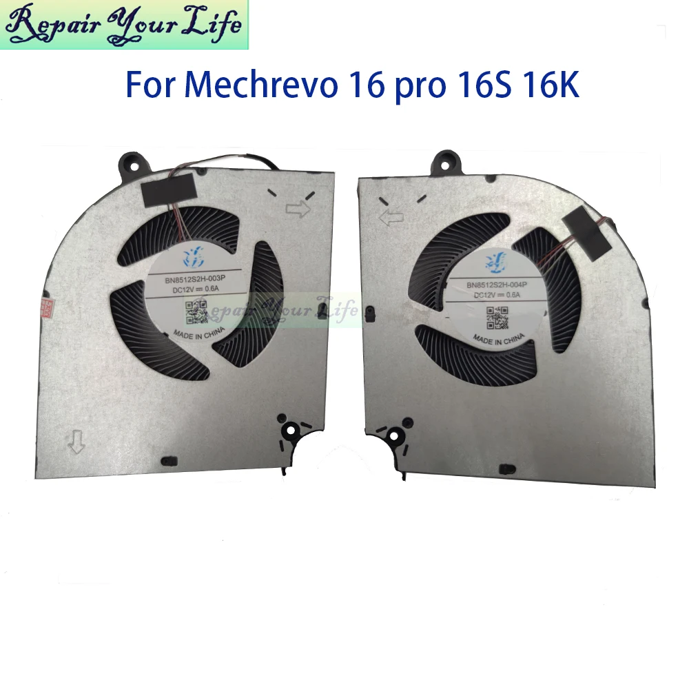 

Notebook Cooling CPU Fan For Mechrevo 16 pro 16S 16K Dragon 16Pro 2023 Gaming Laptop Cooler Fans BN8512S2H-003P BN8512S2H-004P