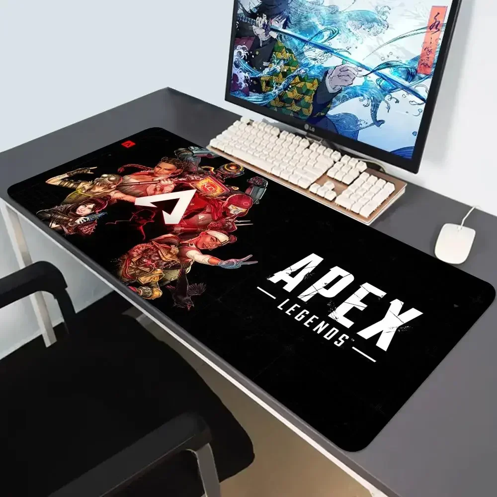 XXL ماوس الوسادة Apex Legends الفن كبير الاوفرلوك حافة حصيرة المطاط سرعة جهاز كمبيوتر شخصي الألعاب أنيمي ماوس مكتب لوحة المفاتيح حصيرة Mausepad