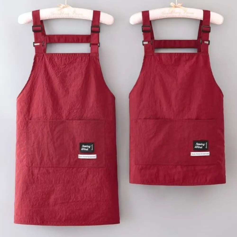 New Portable Professional Barber Apron 2 Sizes Breathable Cooking Aprons Large Pocket Waterproof Working Clothes Hair Salon Tool