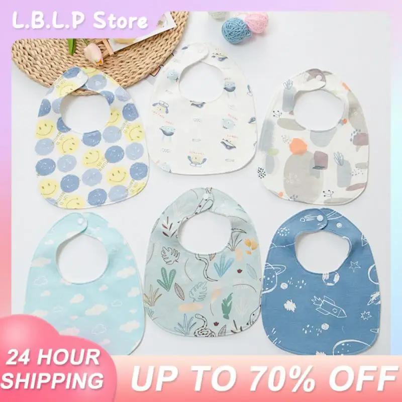 

Слюнявчик для младенцев с защитой от загрязнений, мягкое и дышащее U-образное слюнявчик, милый слюнявчик для кормления младенцев из чистого хлопка для младенцев