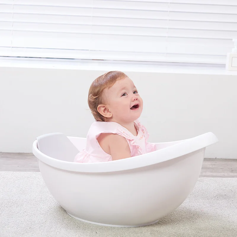 Infant PP Thickened Egg-shaped Bathtub Bath Bucket Baby Shower Waterpot Newborn Toiletries New Born Baby Items Bath Tub