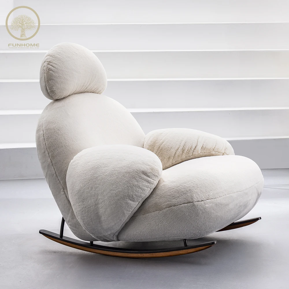 

Relaxing Chair Living Room Furniture Sets Luxury Recliner Cushion Rocking Chair