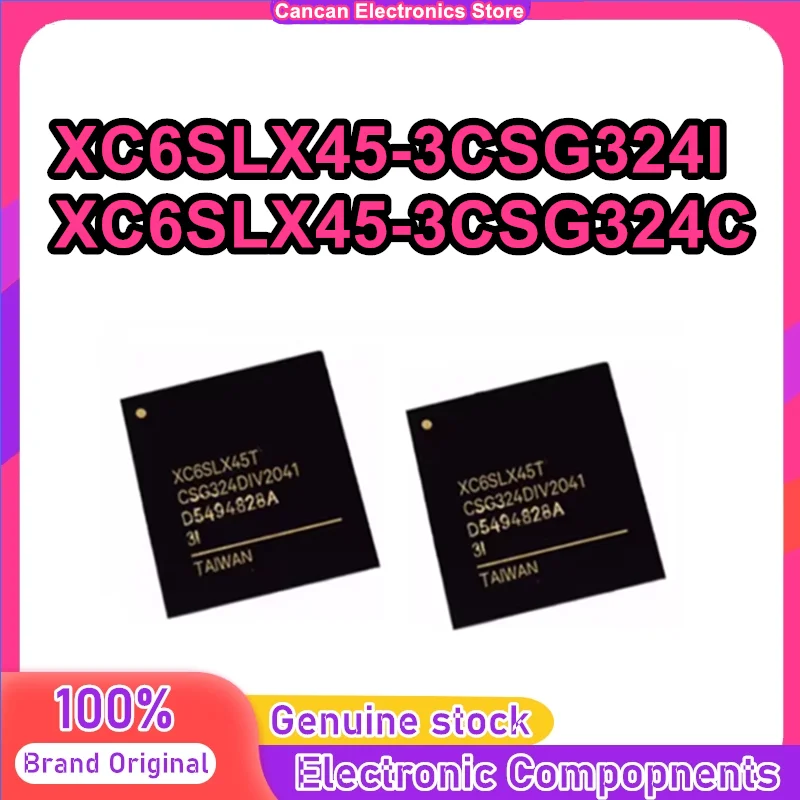 XC6SLX45-3CSG324C XC6SLX45-3CSG324I Original and authentic programmable logic device (CPLD/FPGA) chip. Package BGA-324