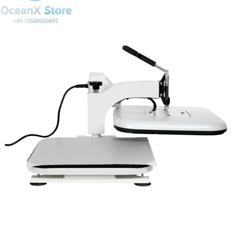 Newest Heat Press Transfer Printing Machine Small Swing Away for Tshirt Production 38*38cm Single Press 40*50cm Manual