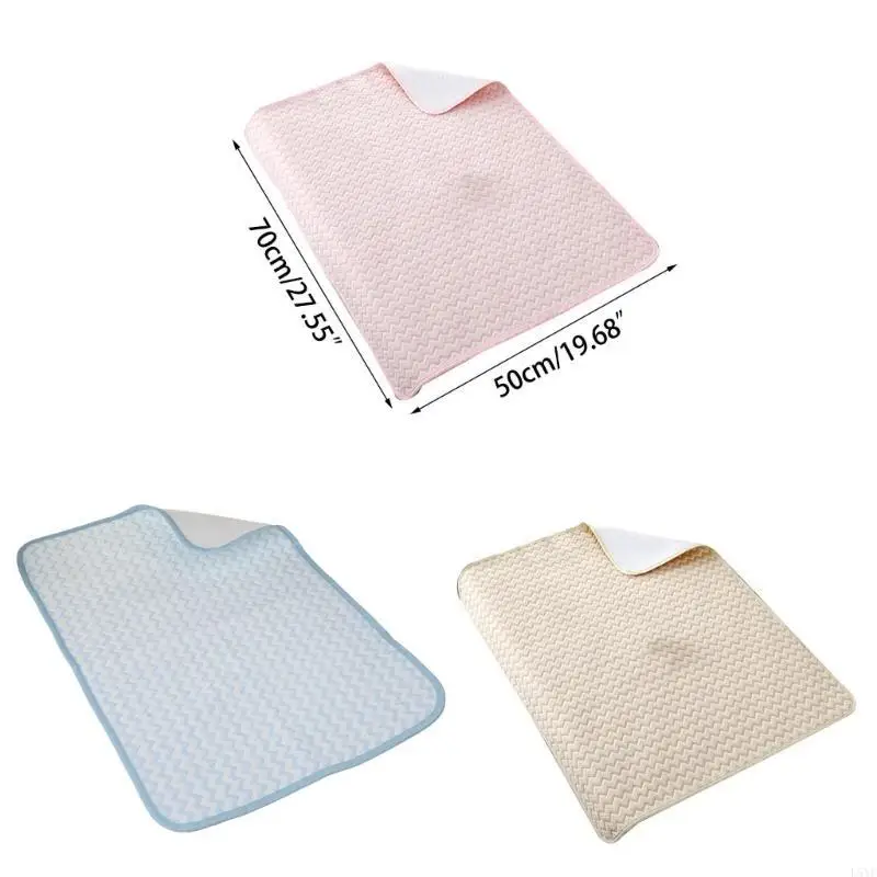 L5YF الرضع حفاضات تغيير الوسادة الوليد مقاوم للماء الحفاض حفاضة بَوْل 19x27 ''قابل للغسل البول ماصة حصيرة لحديثي الولادة صبي #6