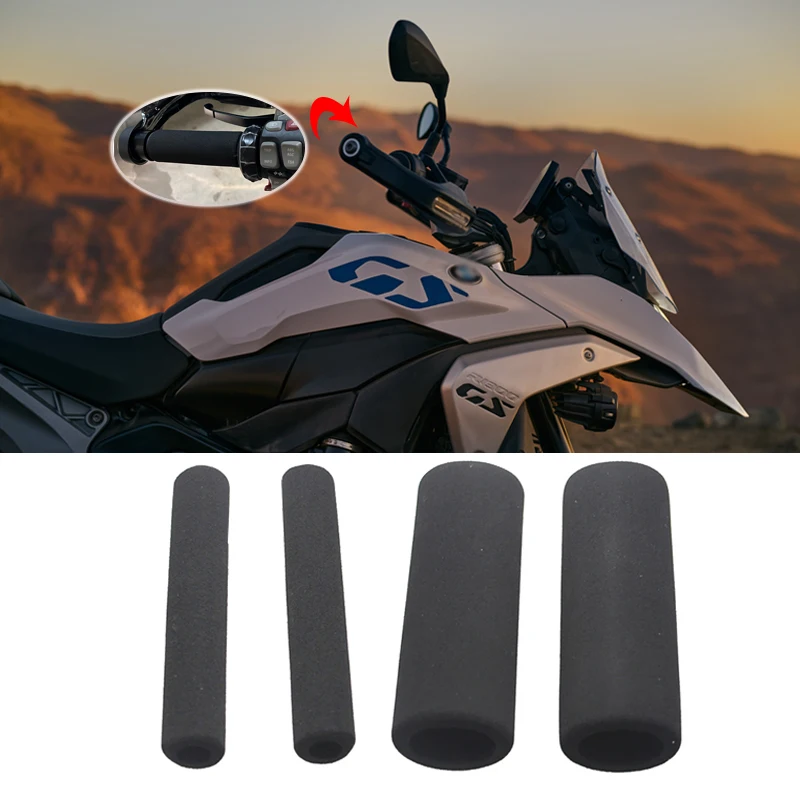 For BMW R1300GS R 1300 GS R1300 GS GS1300 ADV 2023 2024 Motorbike Anti Vibration Handle Bar Foam Comfort Slip Over Grips