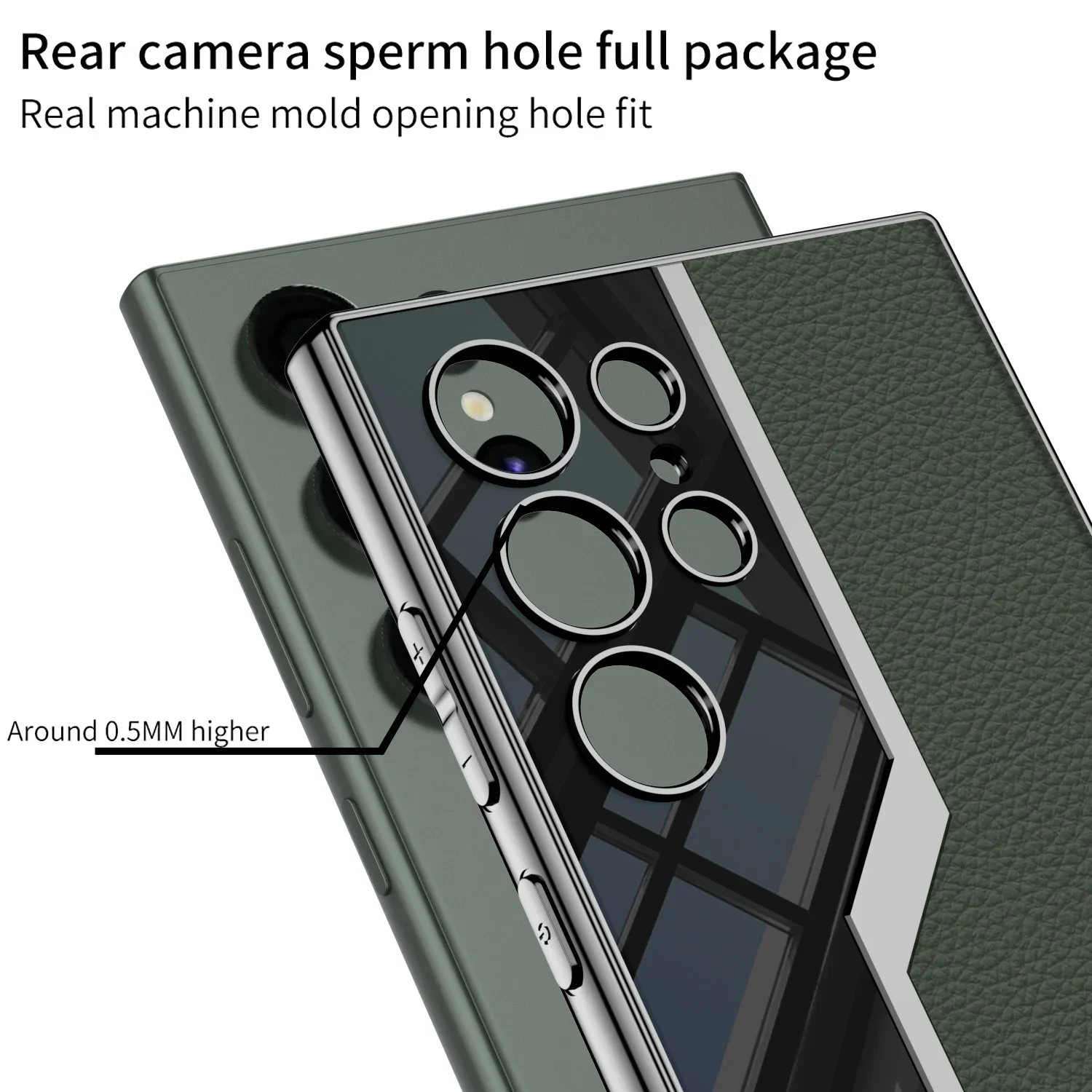 Ultra Thin Electroplated TPU Soft Plain Leather Case For Samsung Galaxy S24/S24 Ultra/S24 Plus S23 Ultra Protection Cover