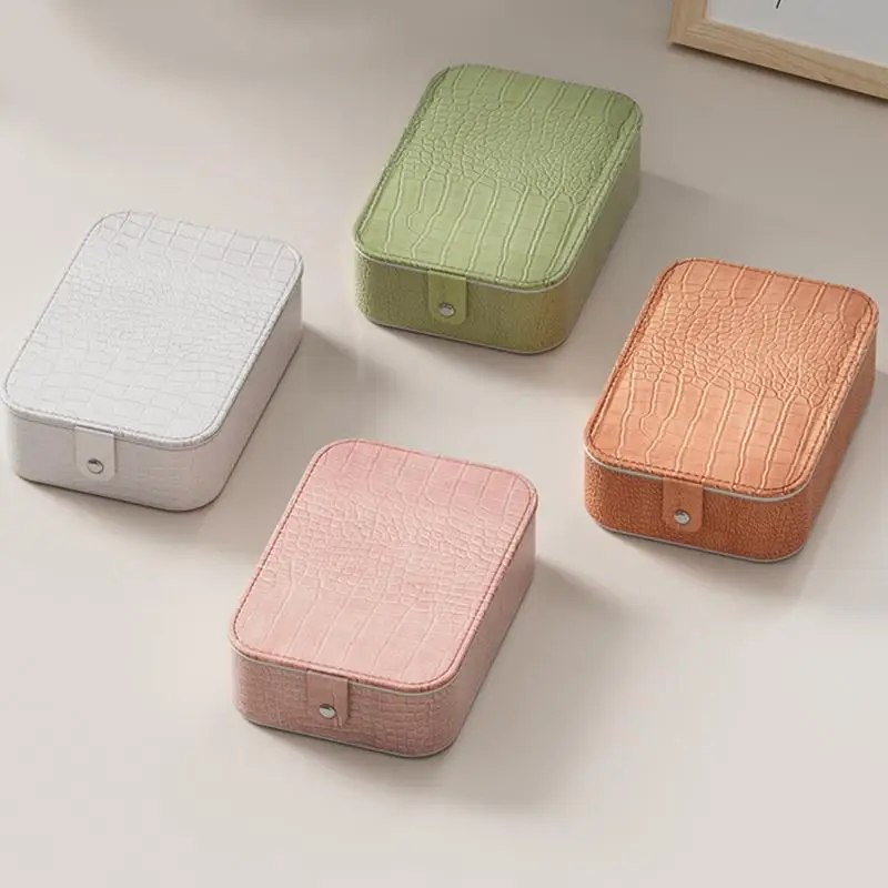 Makeup Bag With Mirror And Light Textured Makeup Bag Makeup Accessories Tools Cosmetic Case Portable Light Travel Makeup Case
