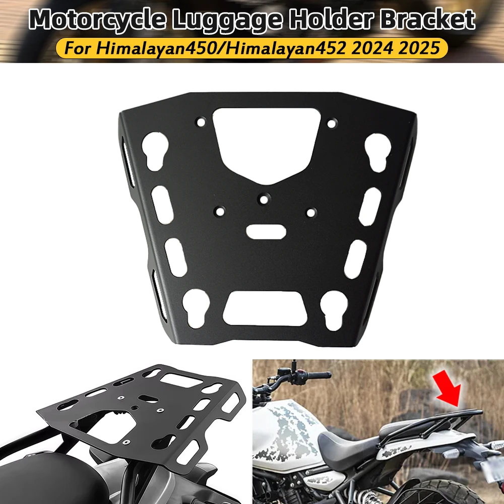 2025 Himalayan450 Motorcycle Rear Rack Luggage Ride Top Carrier Box Holder Bracket For himalayan 450 452 2024 Tail Cargo Shelf