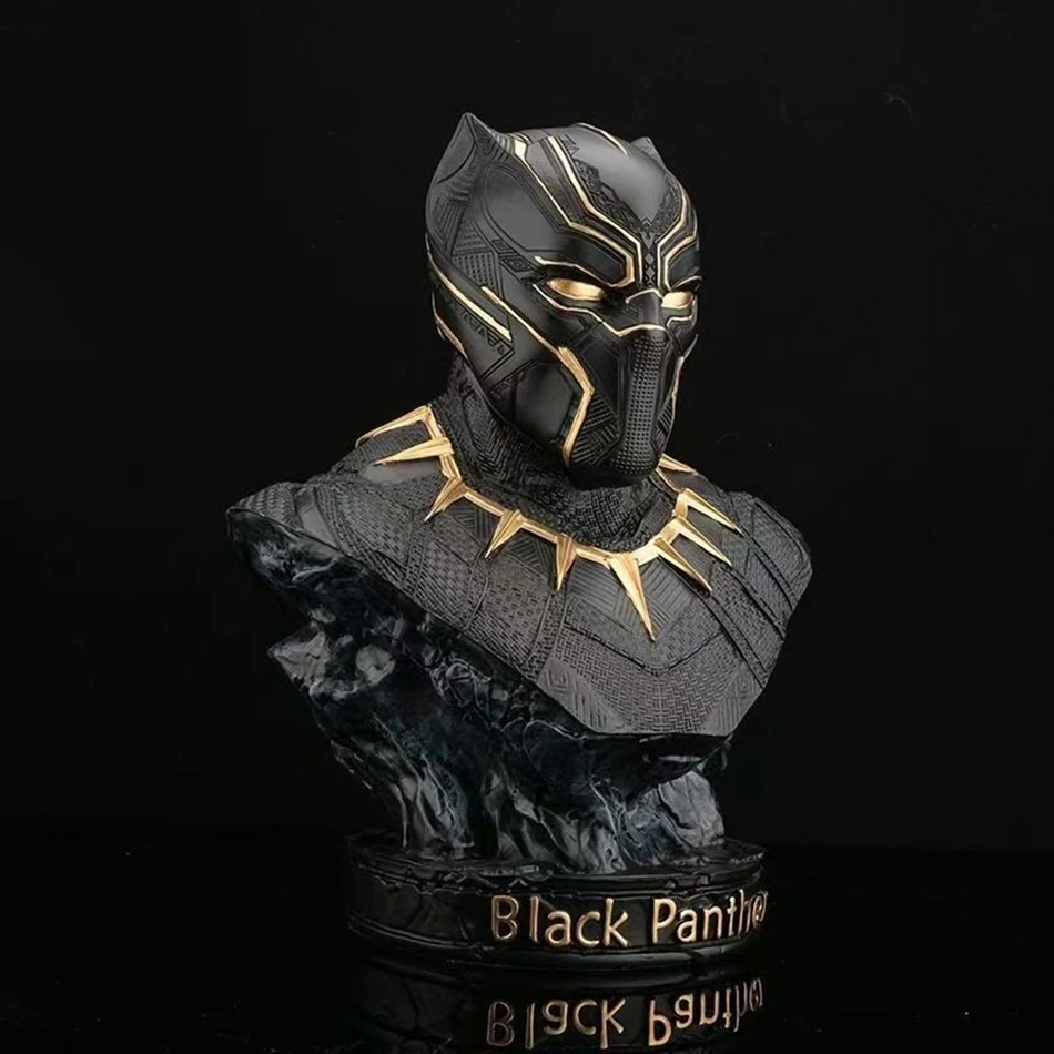 بوستو دي بانتيرا دي الرجل الحديدي 16 سم، شخصية أنيمي، estatua de Marvel، vengadores، figur grande، adorno para el salón، Koc